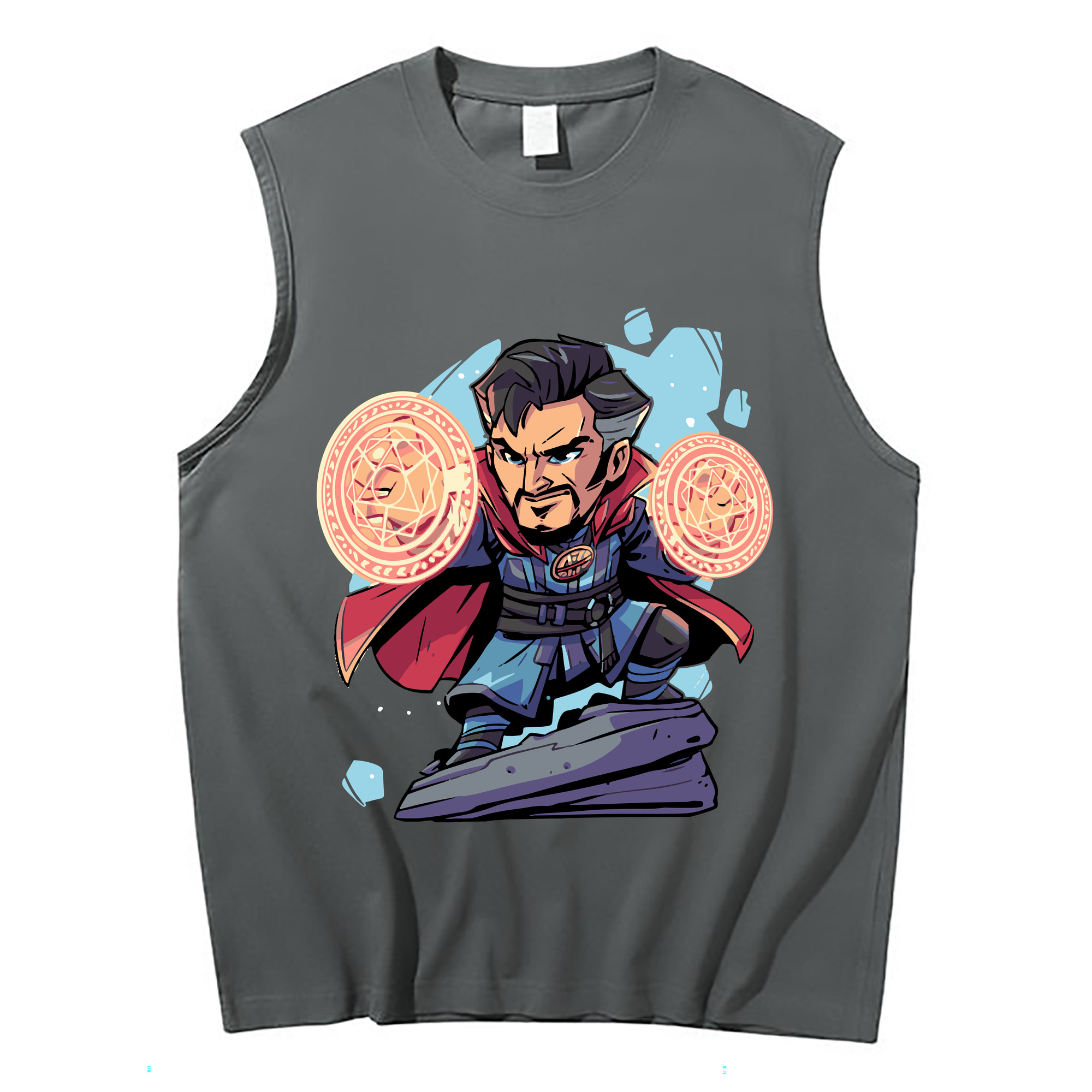 （画像用） アベンジャーズ The Avengers コットン100％タンクトップ（フロントプリント）